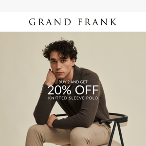 Knitted deal - 20% discount 🔥