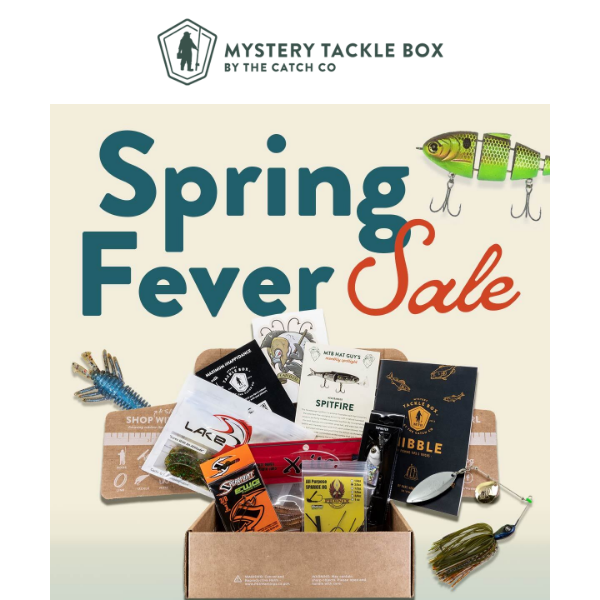 Get 1 month FREE of Mystery Tackle Box - Mystery Tackle Box