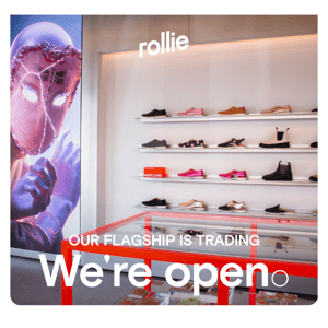 Rollie Store is OPEN.