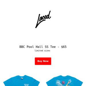 BBC Pool Hall SS Tee - Available ONLINE