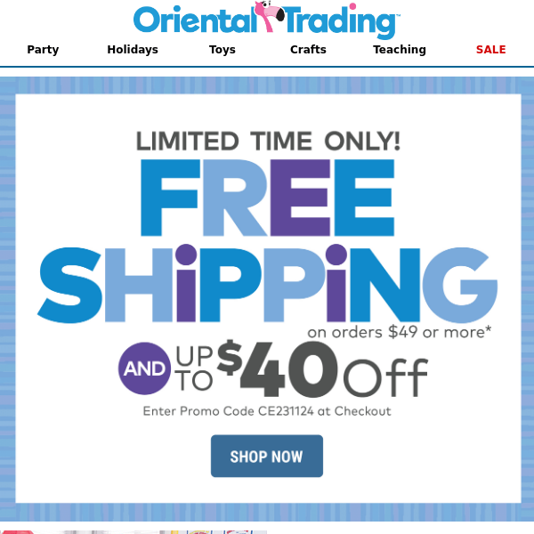 Best in Class Deals + Free Shipping & up to $40 Off?!