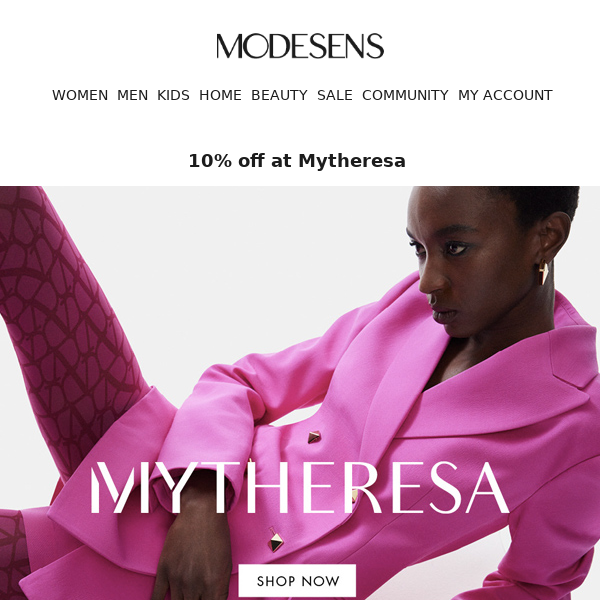 Just For You: 10% off SS23 at Mytheresa 