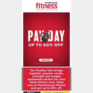 PayDay Sale - up to 60% OFF