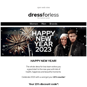 dress for less wishes you a happy new year! 🥳