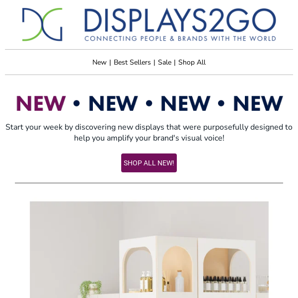 Amplify Your Brand’s Visual Voice with New Displays!