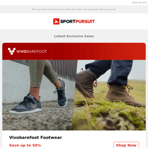 Vivobarefoot Footwear | Oakley | Hunter | Bestard Technical Footwear | Slowtide | Up to 56% Off!