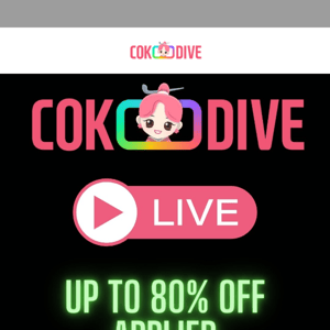 🎉 Dive Into COKODIVE's Epic Live Shopping Sale: Up to 80% OFF! 🎉