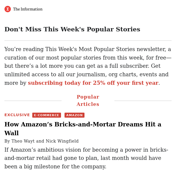 This Week's Most Popular Stories