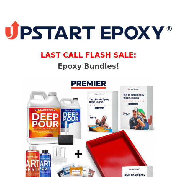 Final Hours: 66% Off Epoxy Bundles Flash Sale!