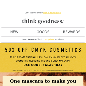 THIS IS NOT A DRILL! 50% off CMYK Cosmetics! ✨💫✨