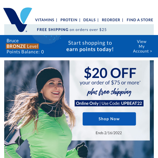 The Vitamin Shoppe, your $20 coupon is here!