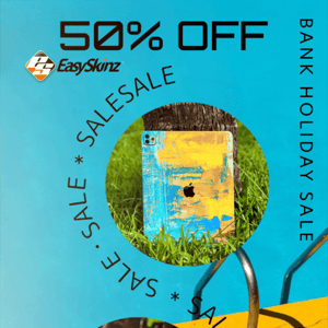💥 Bank Holiday SALE: 50% OFF every-single-item