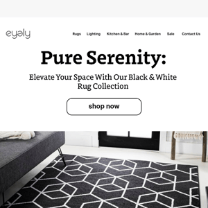 Monochrome Magic: Explore Timeless Elegance in Our Black & White Rugs