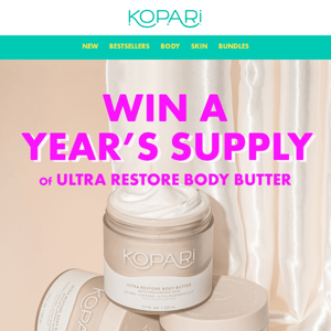 Win a year's supply of Body Butter!