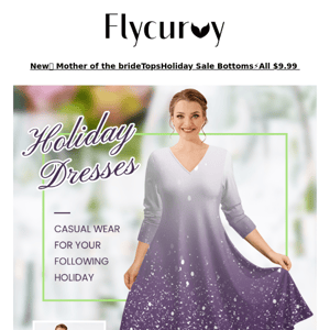 FlyCurvy,Casual dresses for spring 2023