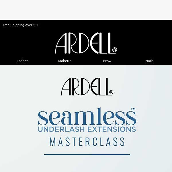 Mark Your Calendar: Ardell Seamless Live Masterclass - February 21st