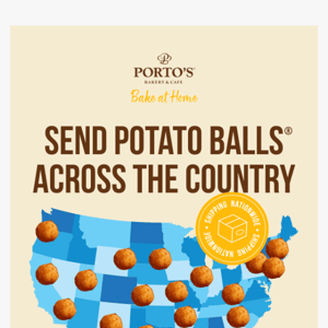 Potato Balls® ship nationwide