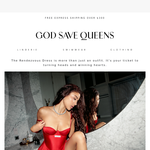 god save queens dress