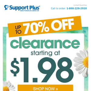 Markdowns Starting From $1.98