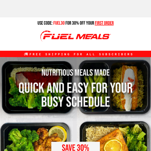 Nutritious Meals Made Quick & Easy