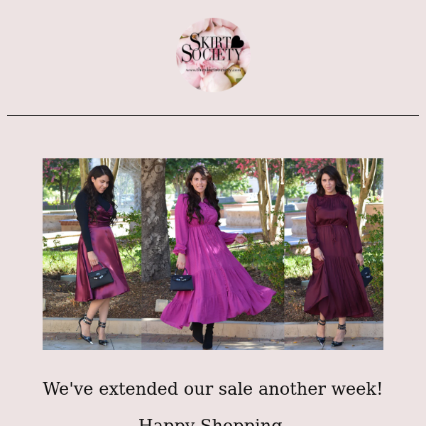 Extended! Yes please! Up to 20% off everything!