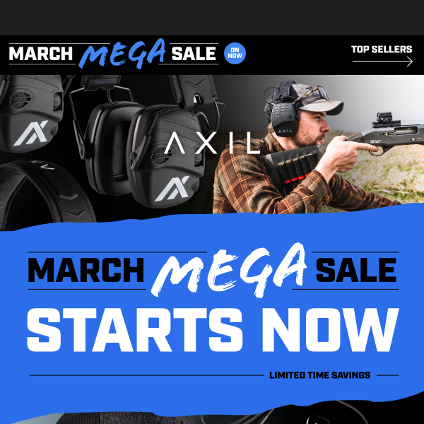 50% Off March MEGA Sale Begins Today! 🔥