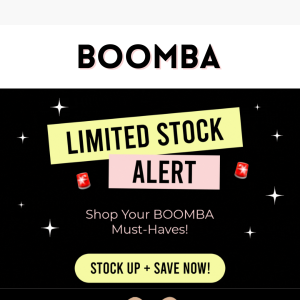 Huwag Magpahuli: Stock Up on BOOMBA Must-Haves!