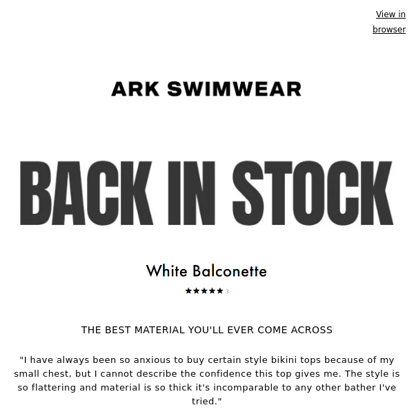 Best-Selling White is Back!