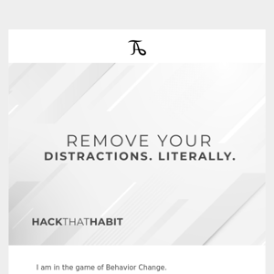 Hack That Habit #15: Beat Distractions