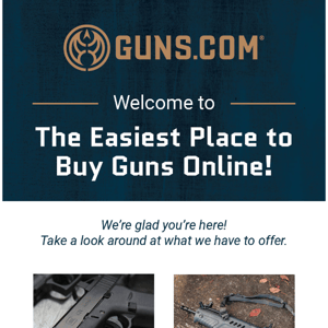 Welcome to Guns.com!