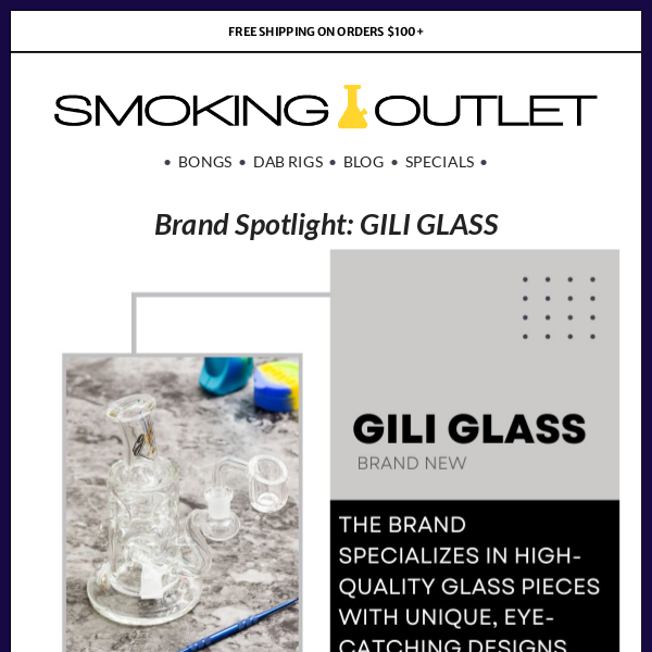 Gili Glass – 7 Double Percolator Sidecar Bong