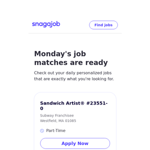 Personalized job matches for May 15, 2023