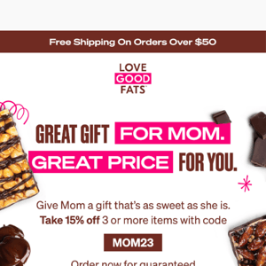 Save 15% On Sweet Gifts For Mom 🎁