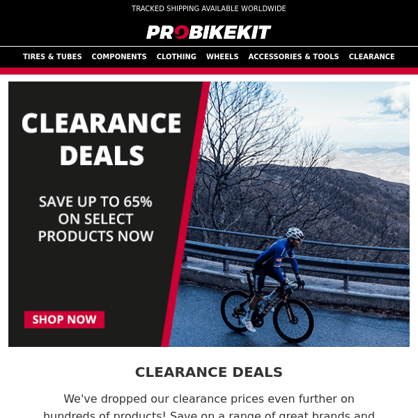 Huge Clearance Discounts on now!