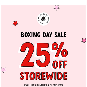 Save 25% off Storewide