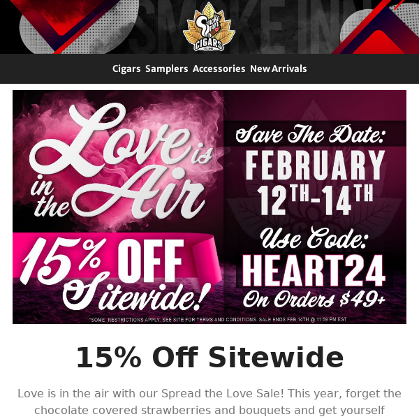 15% Off Sitewide - Spread the Love