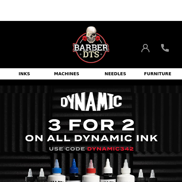 🚨 Last Chance! 3 for 2 on all Dynamic Ink! ⚫