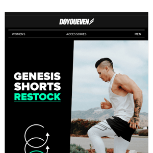 GENESIS SHORTS | RESTOCK ALERT 🚨