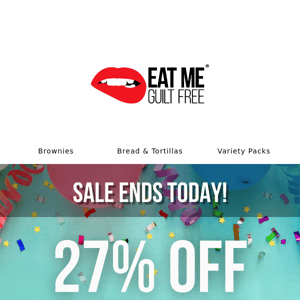 🎉🚨27% OFF SALE ENDS TODAY⚠️🚨 DON'T MISS YOUR LAST CHANCE TO SAVE BIG🎉🚨