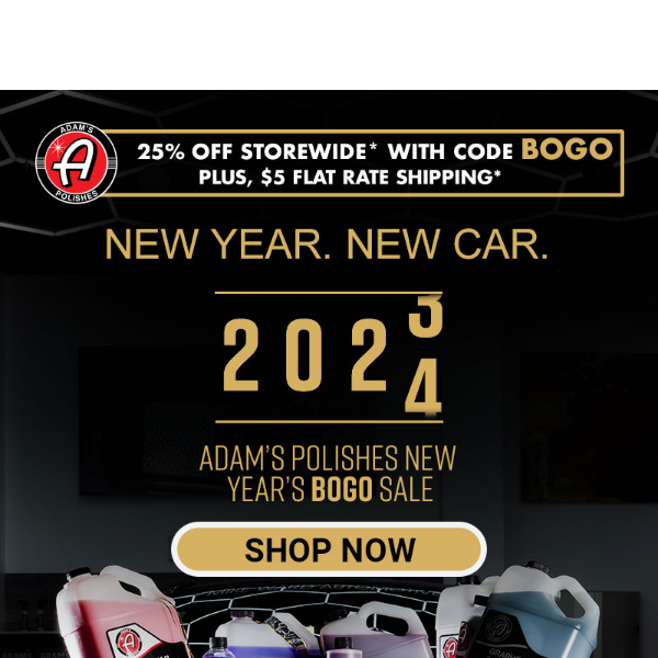 New Year Sale Starts Now!