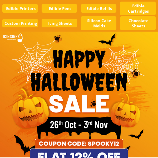 Icinginks, Our Halloween deals are quickly vanishing👻