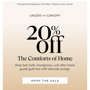 20% off sitewide