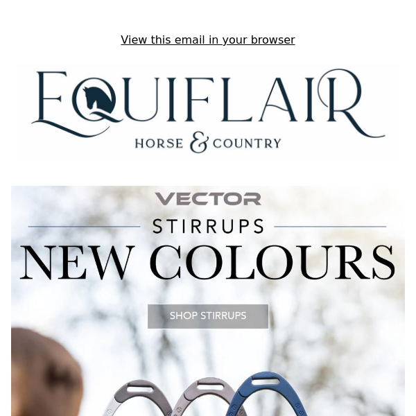 Equiflair Saddlery, New Lemieux Vector Stirrups - Now in Stock