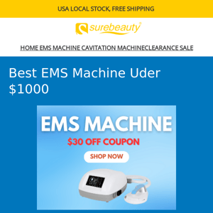 Best EMS Machine Under $1000, Get $30 Coupon Now!💥