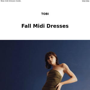 🍂 FALL MIDI DRESSES 🍂