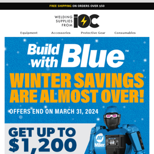 Miller's Winter Savings are Coming to a Close!