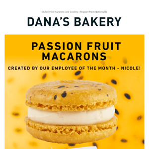 Passion Fruit Macarons are here!