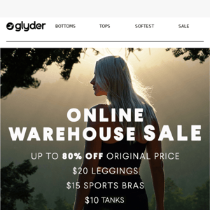 ONLINE WAREHOUSE SALE - 80% OFF