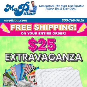 Extravaganza Specials! Bed Pillows, Bath Towels, Dog Beds, Sandals, Multi-Use Pillows & More
