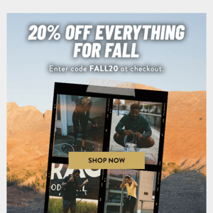 🍂 Fall into savings with 20% off Crossrope gear